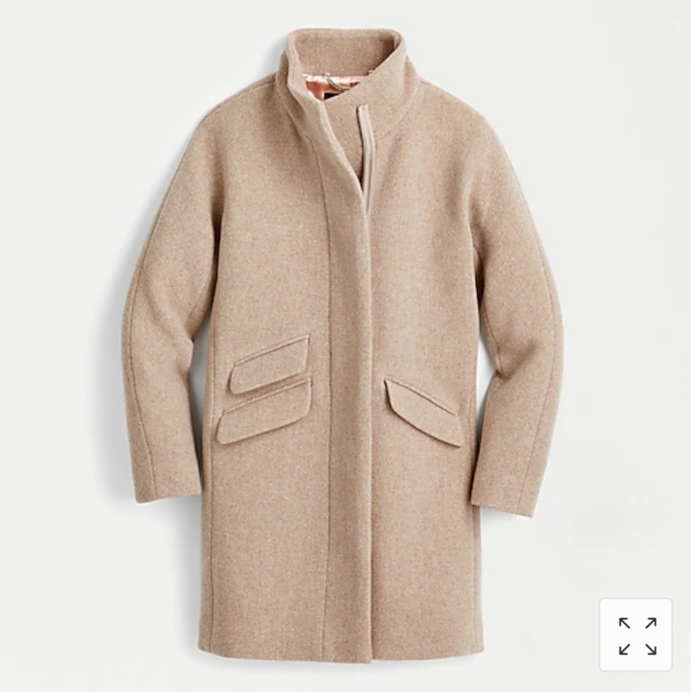 JCrew Stadium Cloth Cocoon Coat
